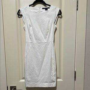 French Connection Elegant White Sleeveless Dress